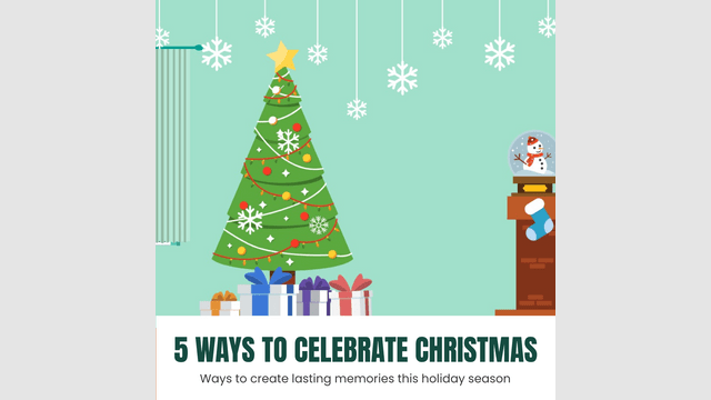 Five ways to celebrate Christmas